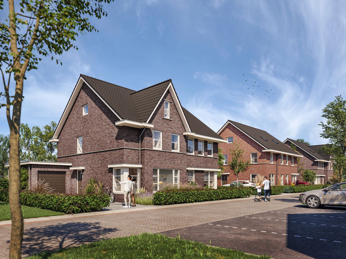 Foto 1 van 2-onder-1-kap woning type D (Bouwnr. 26)