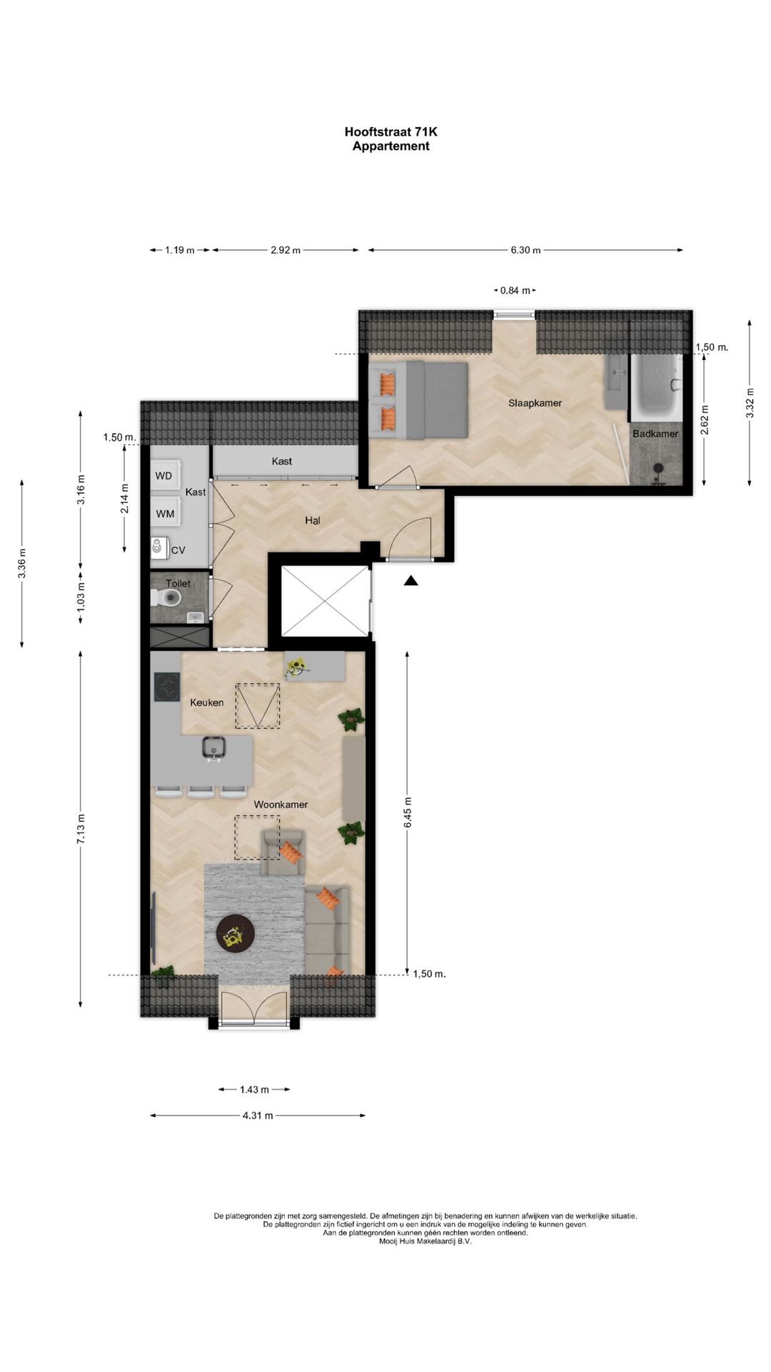 Foto 34 van Hooftstraat 71-K