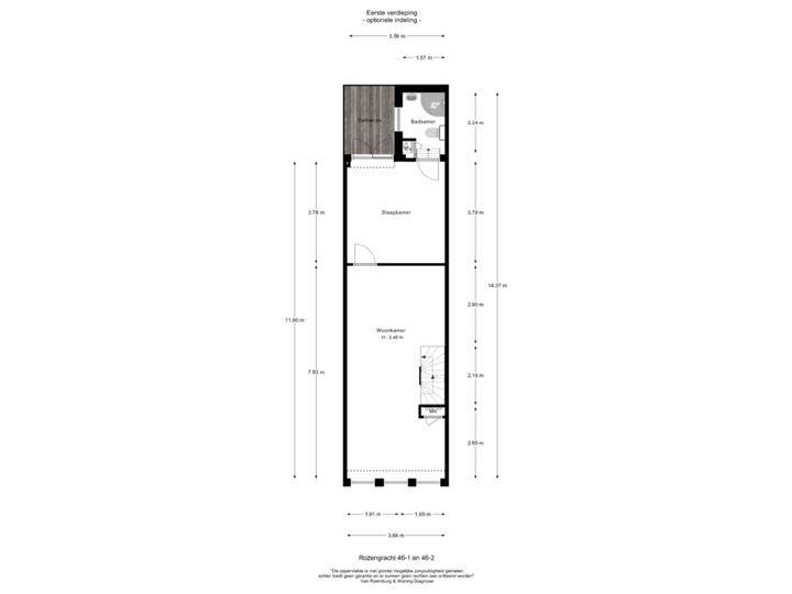 Eerste verdieping (optie)