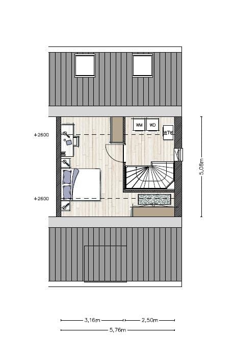 Foto 6 van Twee-onder één kapwoning (Bouwnr. 6)