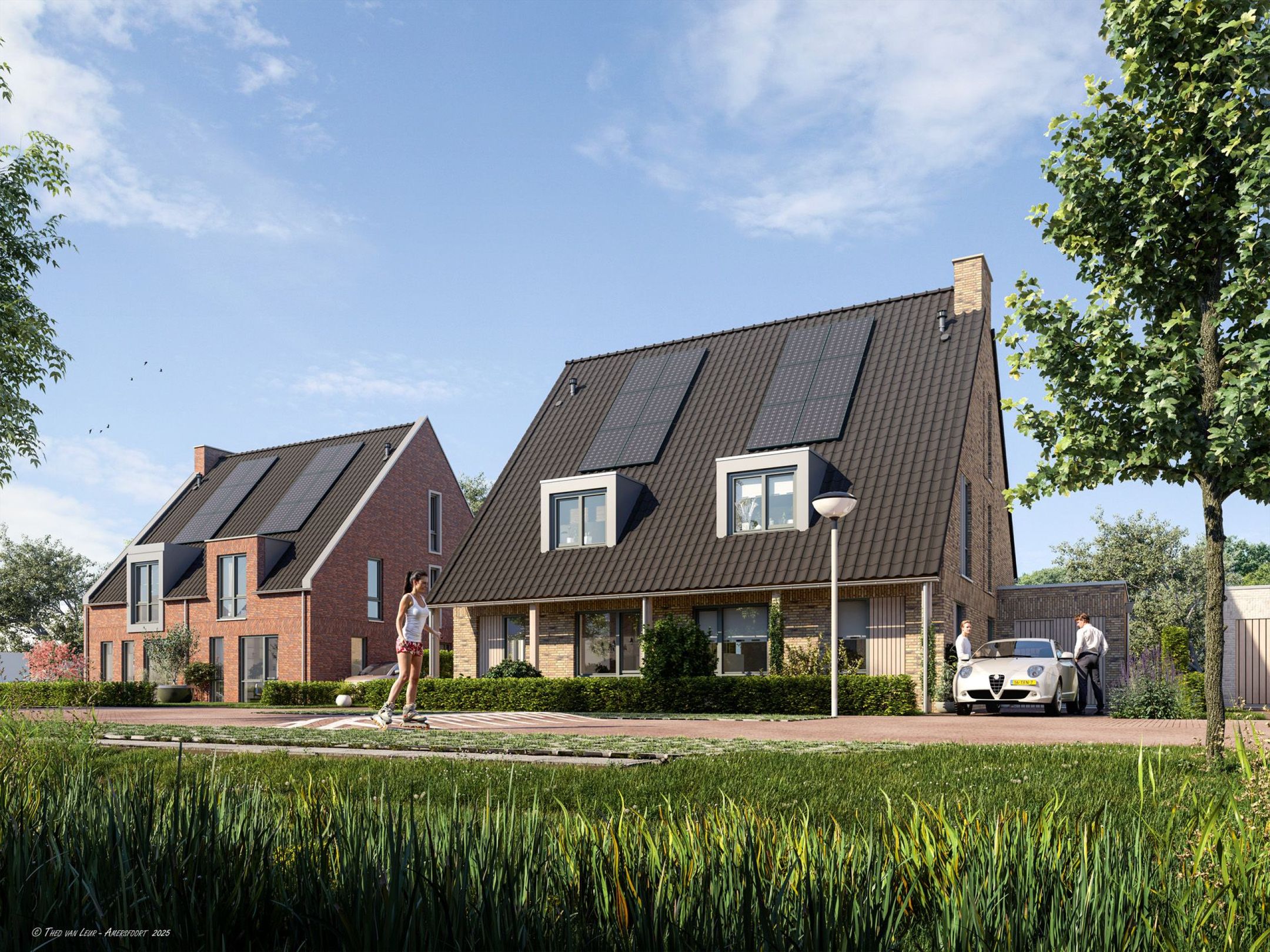 Twee-onder één kapwoning (Bouwnr. 12), Arnhem, 6846NC, Gelderland, Nederland  