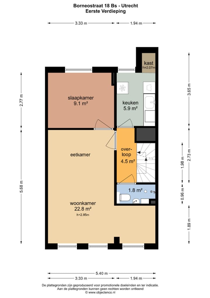 Foto 27 van Borneostraat 18-BS