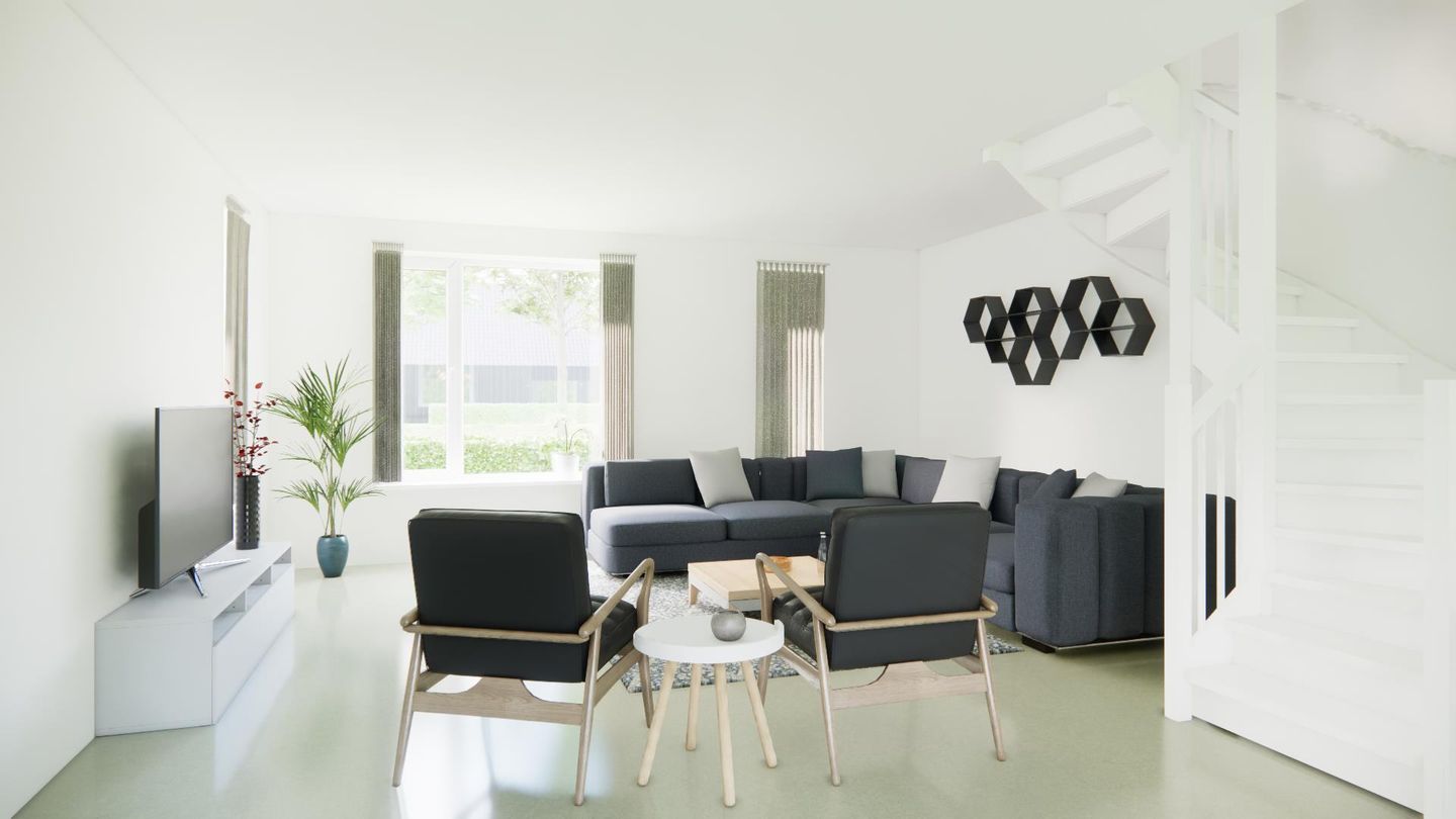 Foto 4 van 2^1 kap De Vlas (Bouwnr. C3)