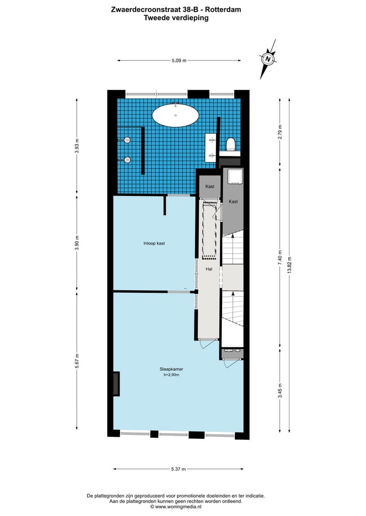 Foto 39 van Zwaerdecroonstraat 38-B