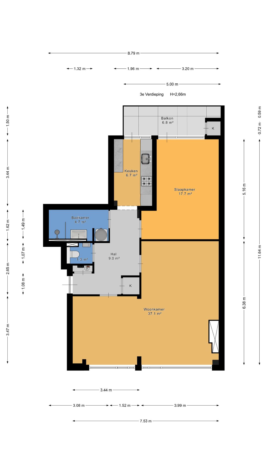 Foto 37 van Landréstraat 807