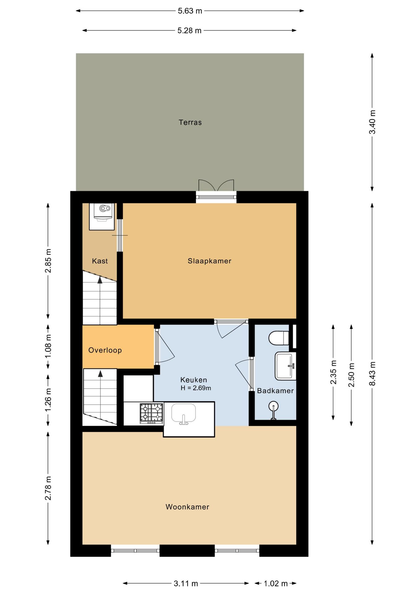 Foto 24 van Van Hasseltstraat 6-2