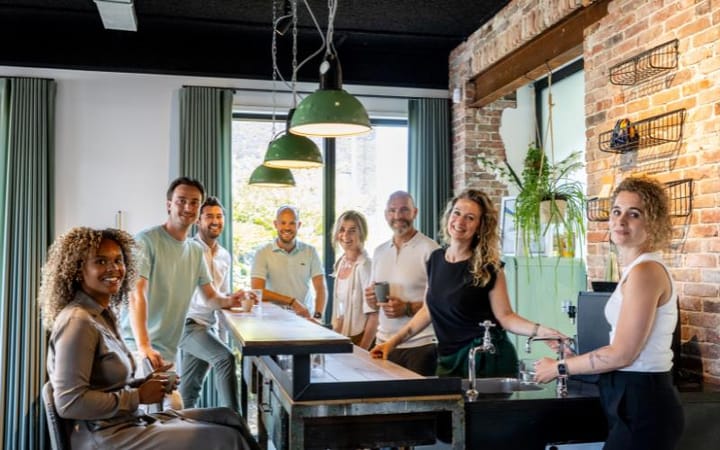 Een promotiefoto voor op kantoor