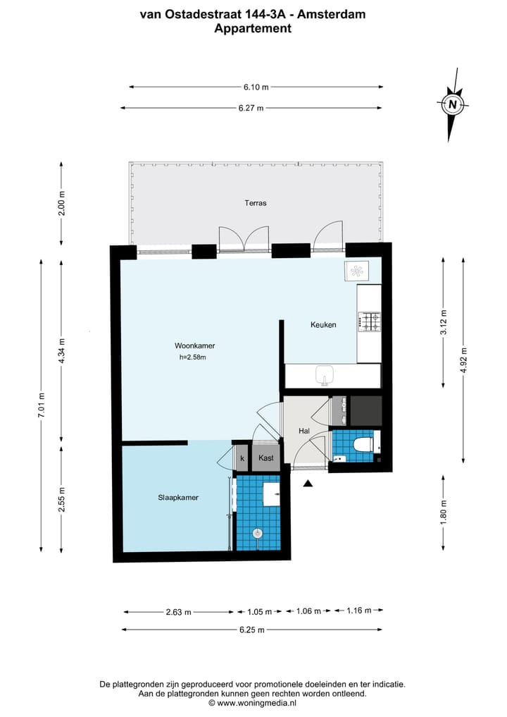 Foto 23 van Van Ostadestraat 144-3A