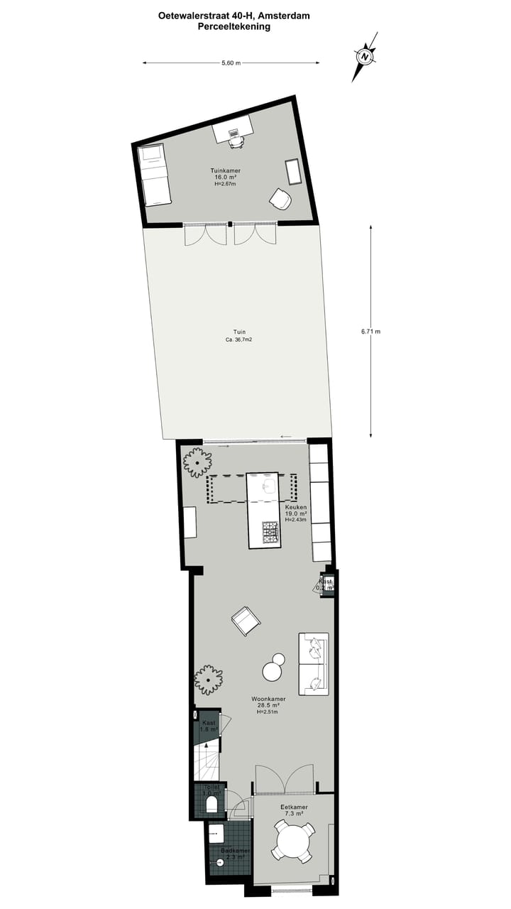 Foto 40 van Oetewalerstraat 40-H