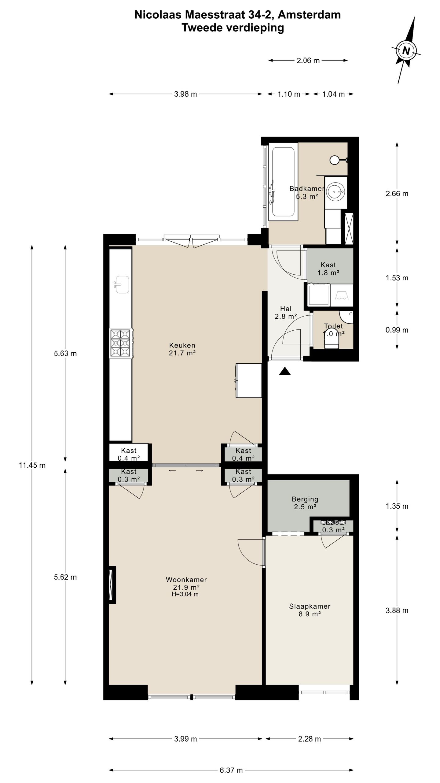 Foto 25 van Nicolaas Maesstraat 34-2