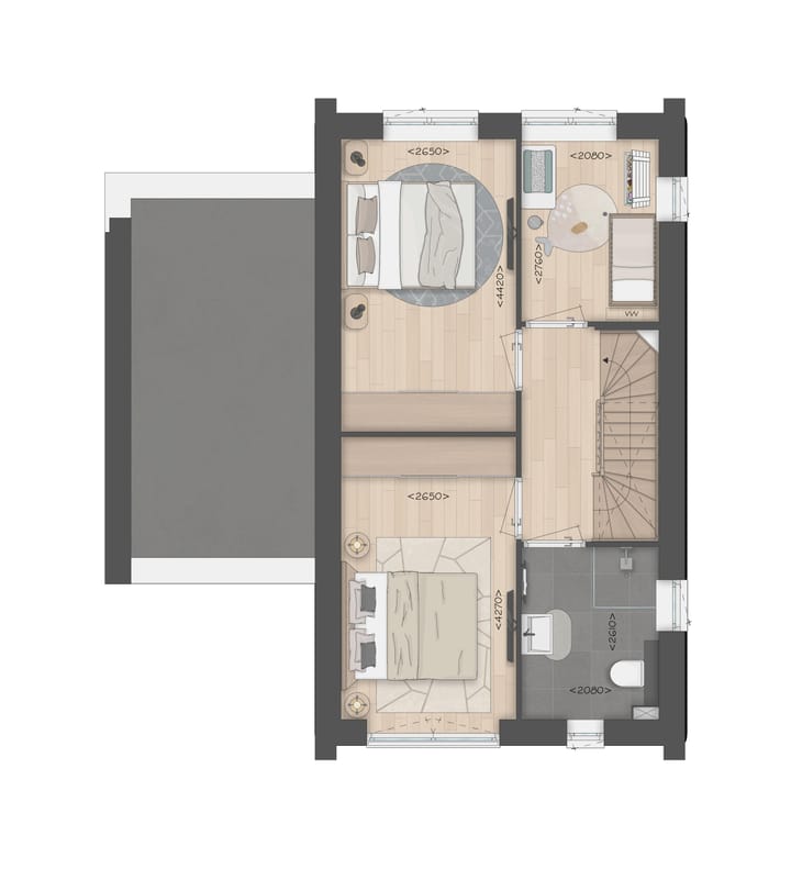 Photo 5 of Type B (Bouwnr. 8)