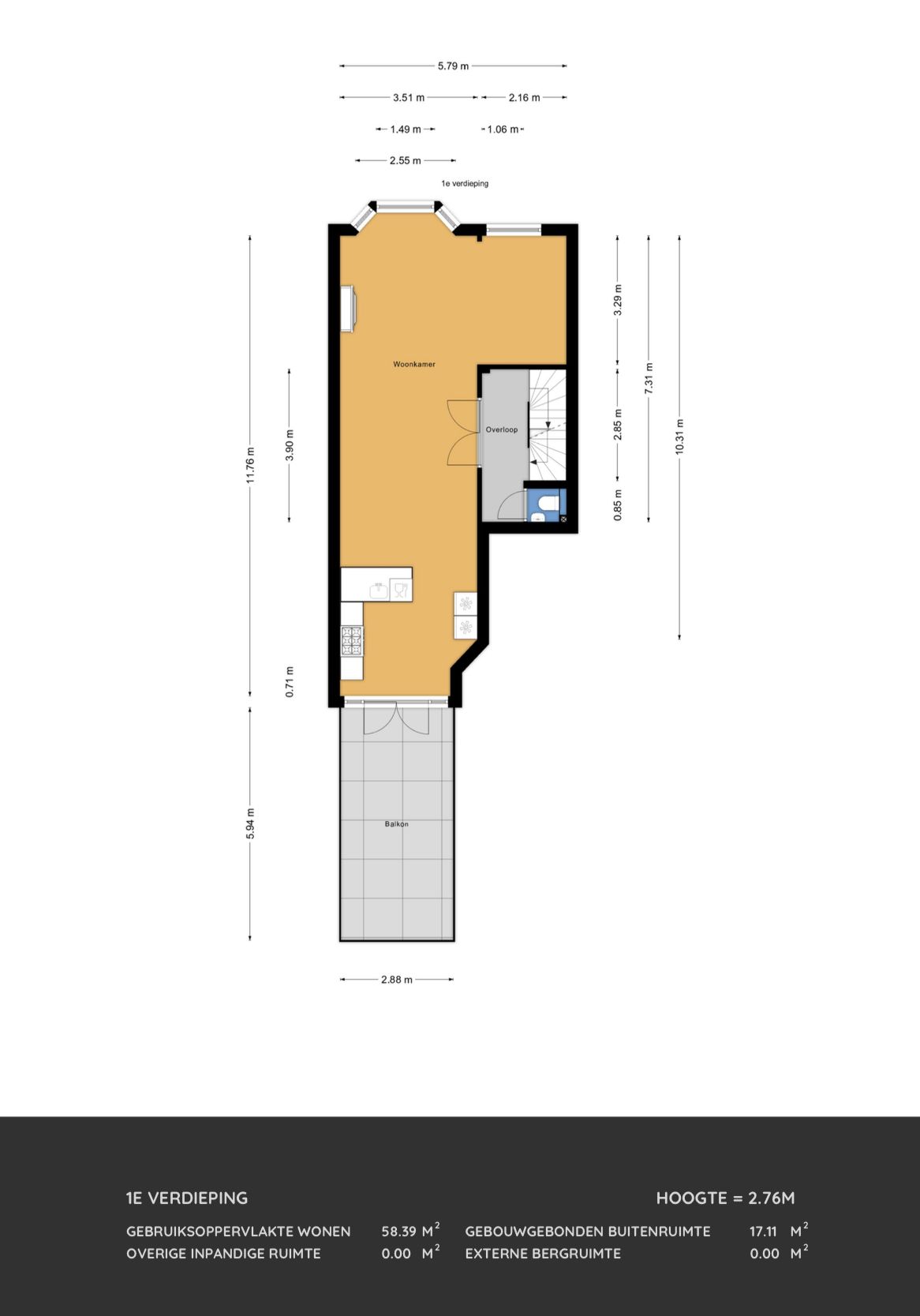 Foto 9 van Van Hoytemastraat 87