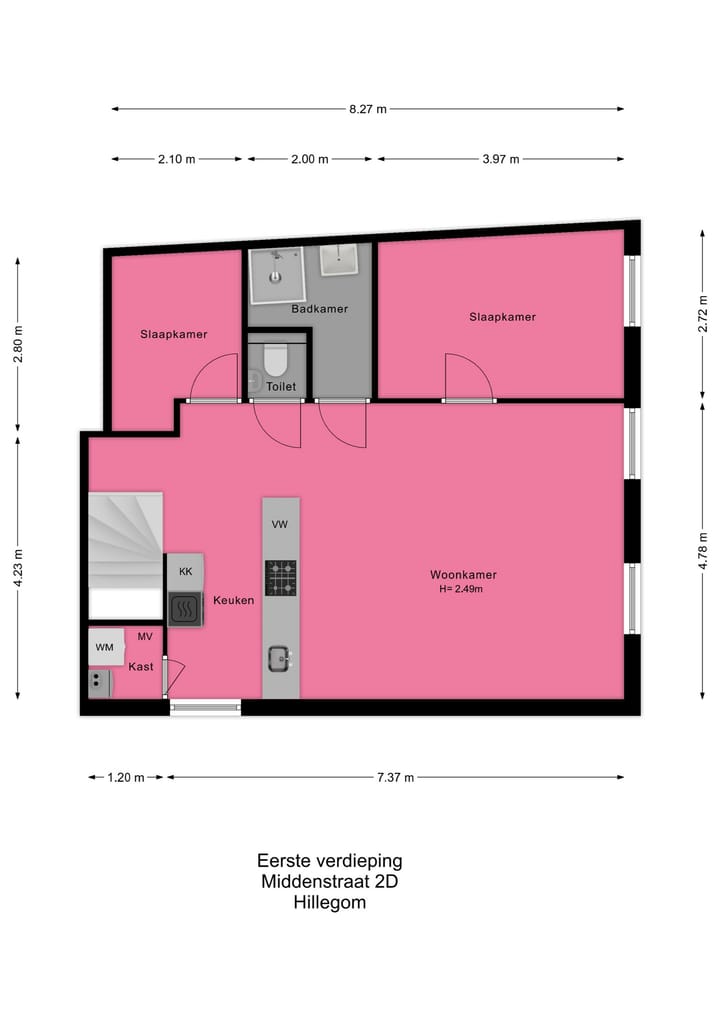 Foto 20 van Middenstraat 2-D
