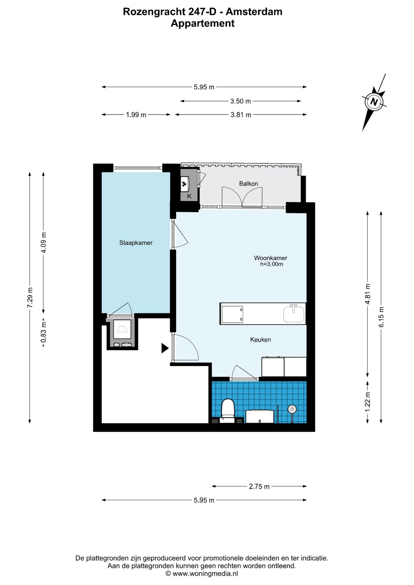 Foto 18 van Rozengracht 247-D