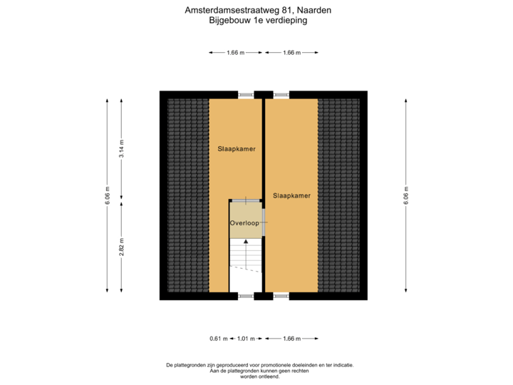 Bijgebouw 1e verdieping