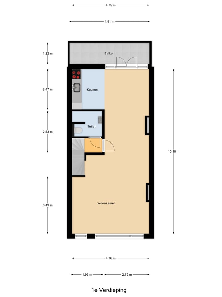 Foto 34 van Grieksestraat 60-A