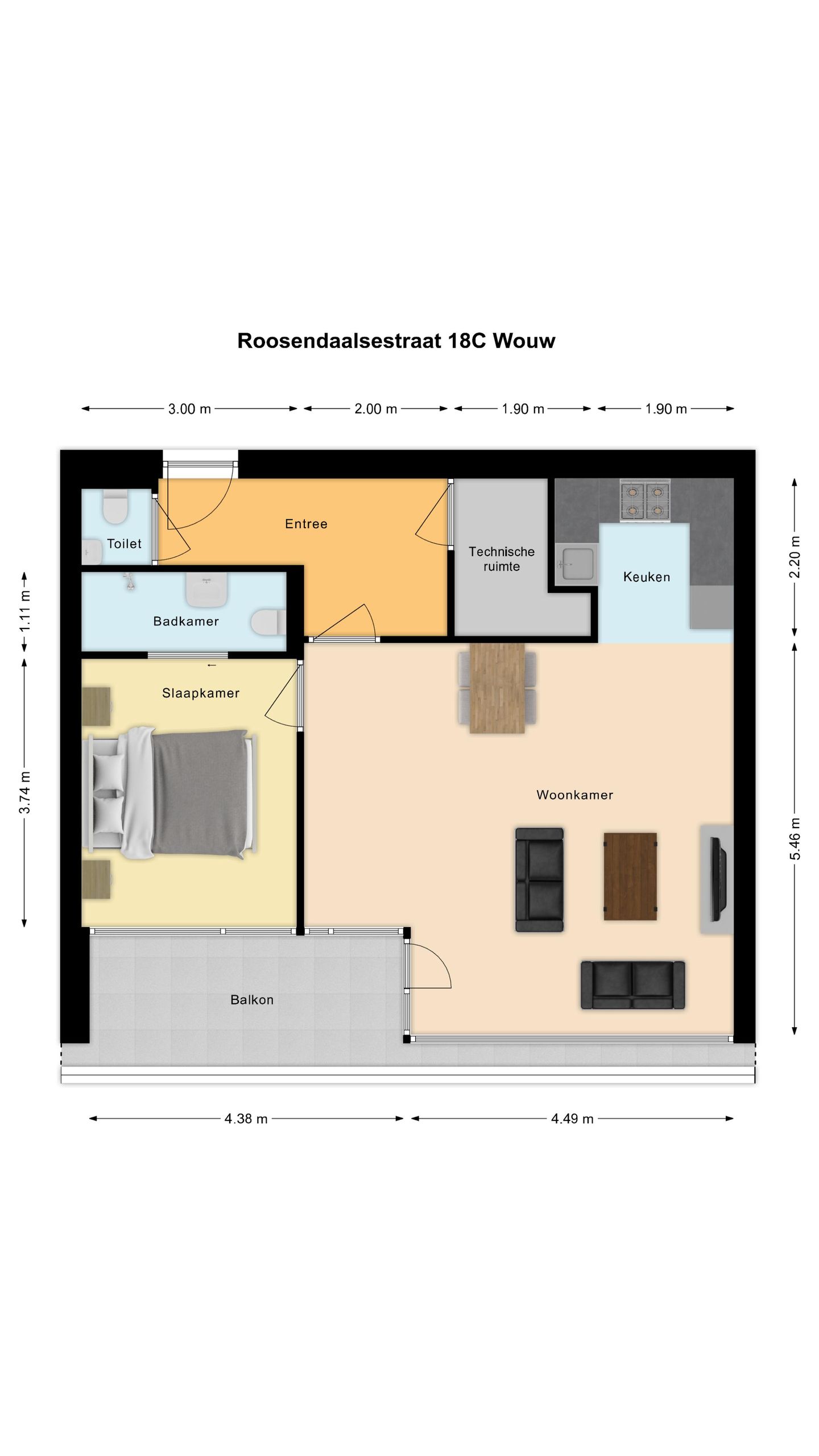 Foto 50 van Roosendaalsestraat 18-F