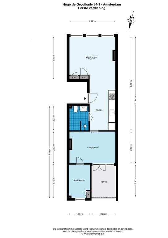 Foto 23 van Hugo de Grootkade 34-1