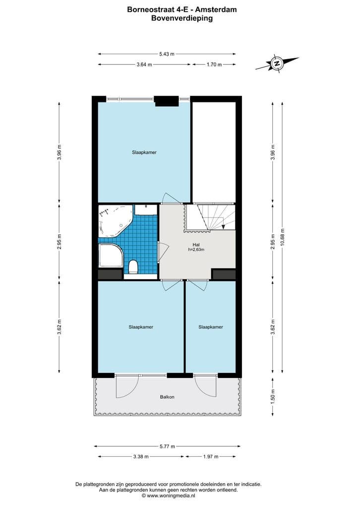 Foto 34 van Borneostraat 4-E