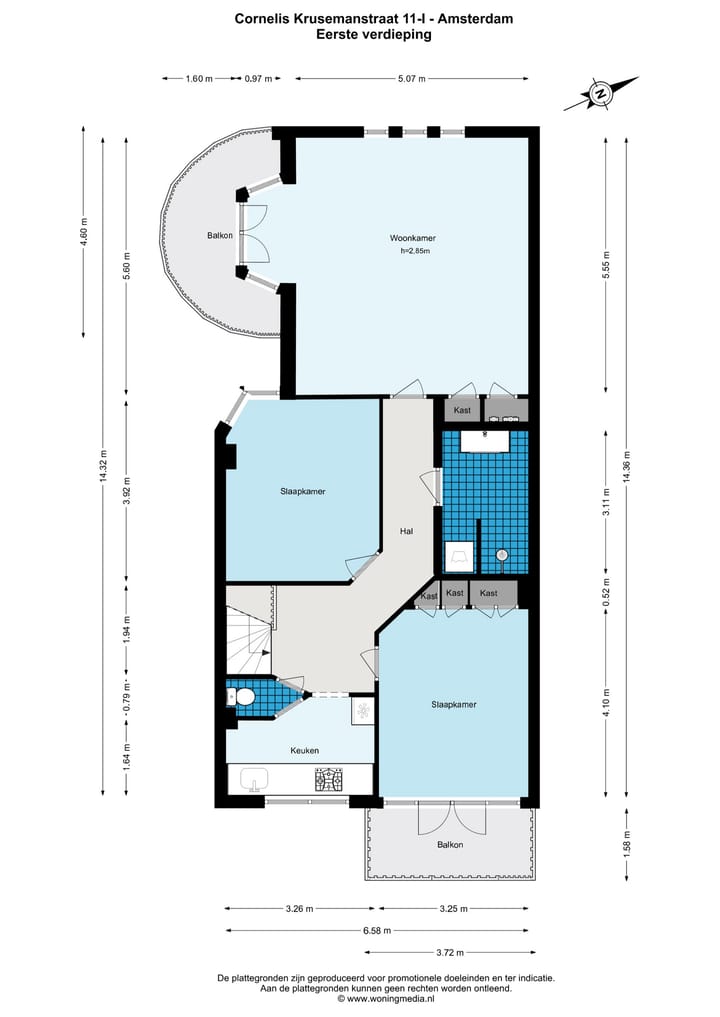 Foto 25 van Cornelis Krusemanstraat 11-1