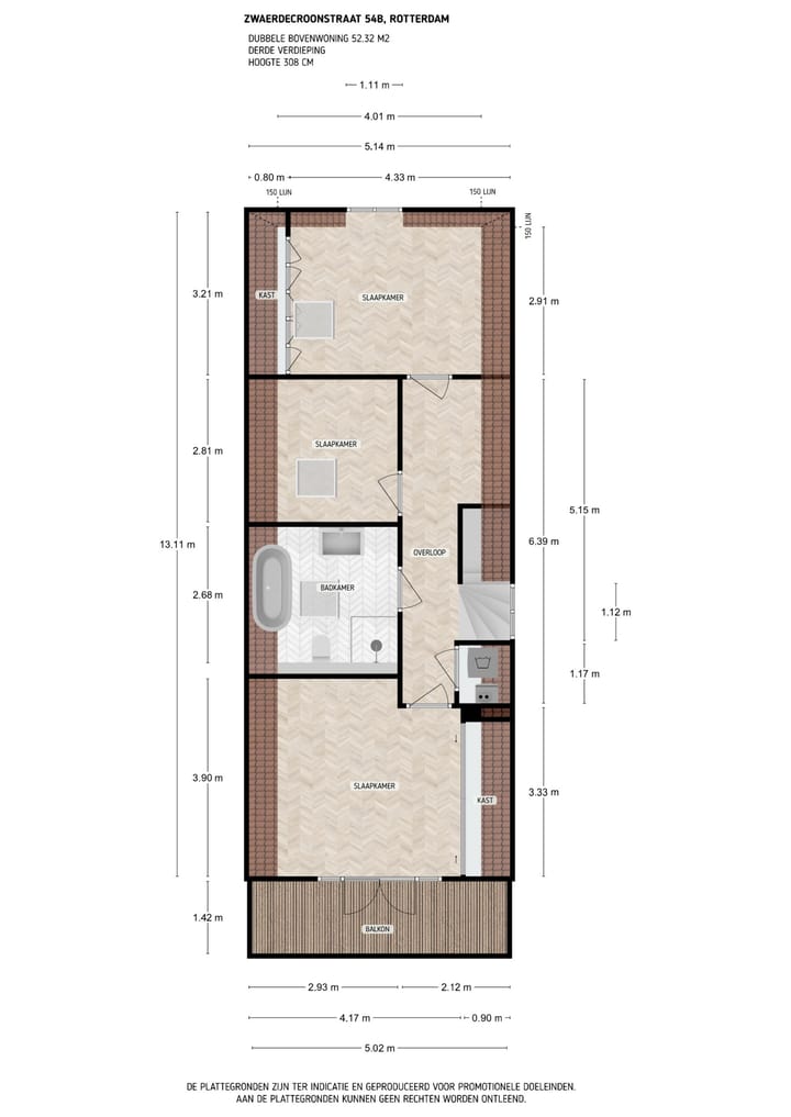 Foto 23 van Zwaerdecroonstraat 54-B