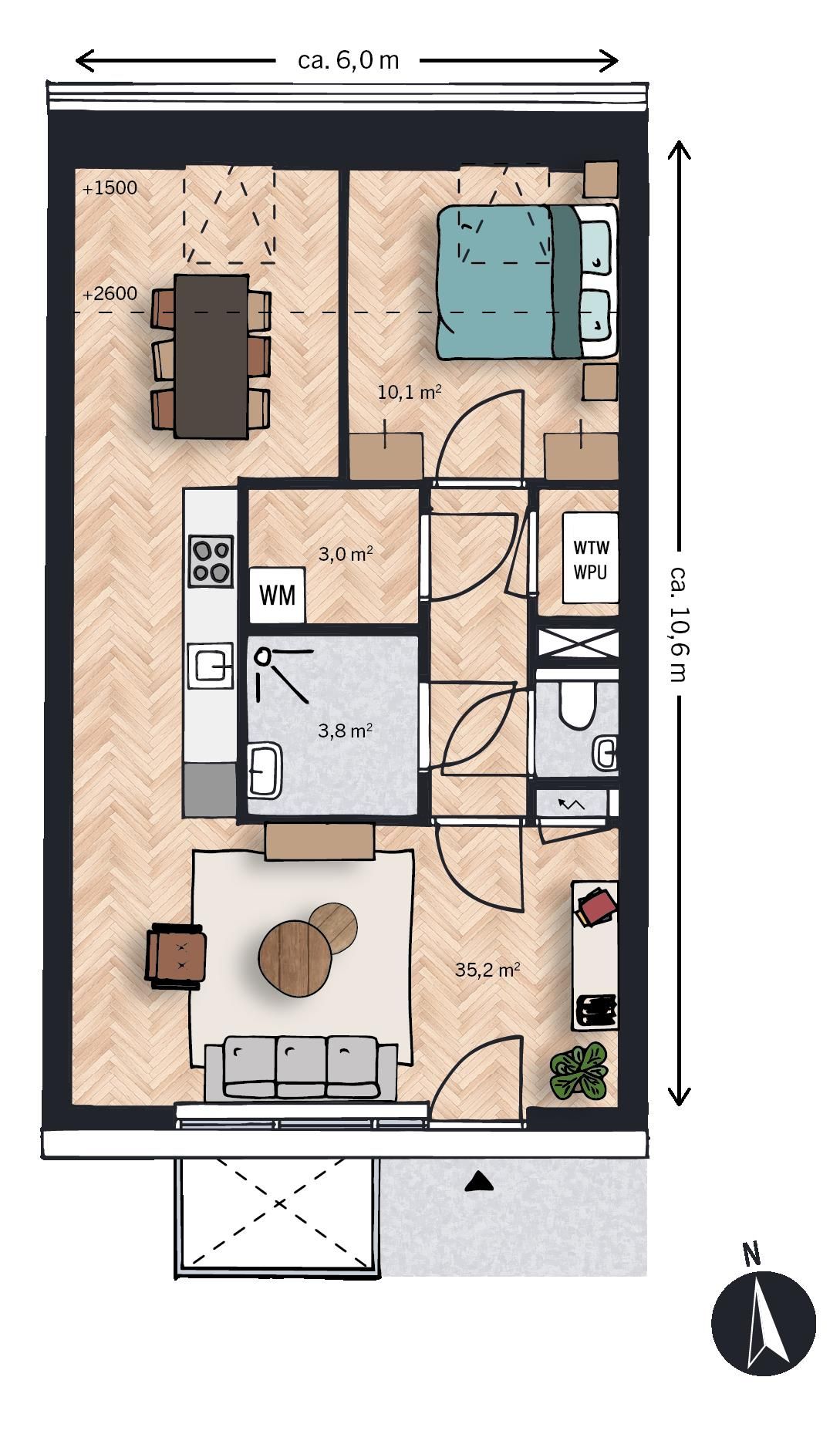 Foto 4 van Gebouw A - De Boerderij (Bouwnr. 21)