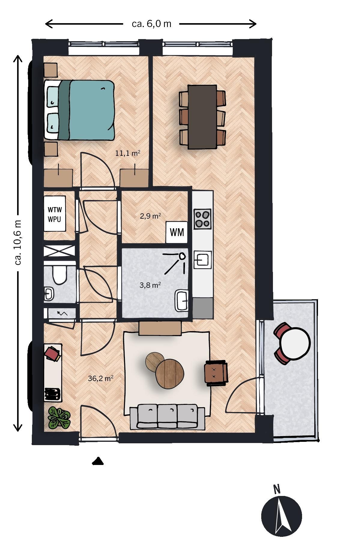 Foto 4 van Gebouw A - De Boerderij (Bouwnr. 15)