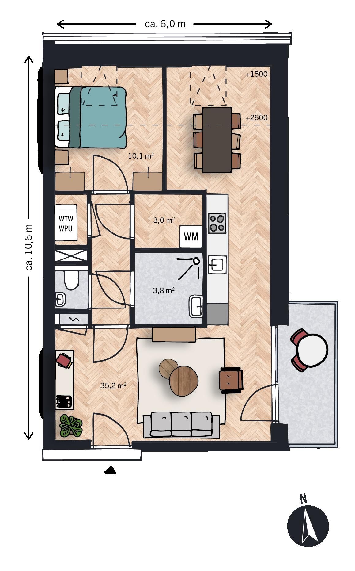 Foto 4 van Gebouw A - De Boerderij (Bouwnr. 23)