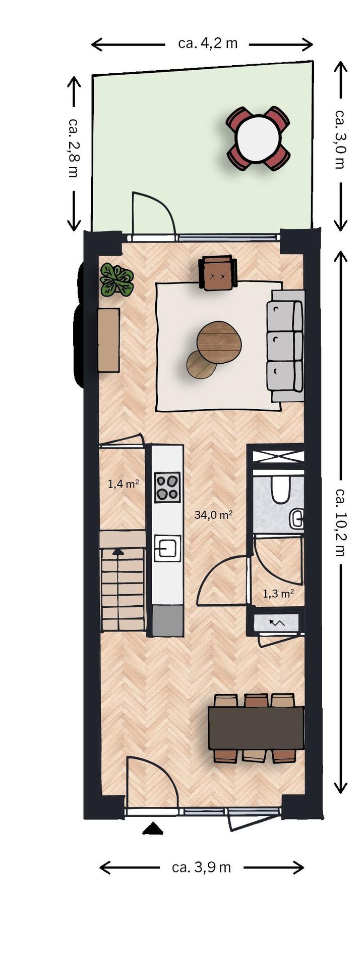 Foto 9 van Gebouw B - De Schuur (Bouwnr. 26)