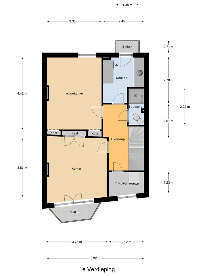 Foto 58 van Tooropstraat 77