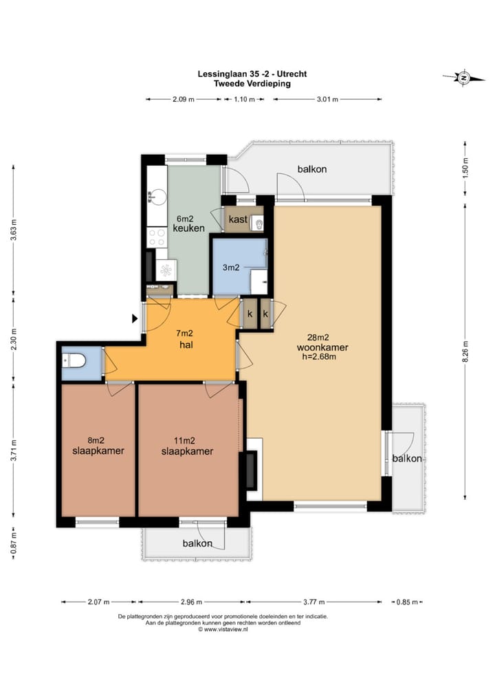 Foto 33 van Lessinglaan 35-2