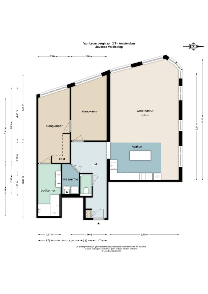 Foto 30 van Van Leijenberghlaan 2-T