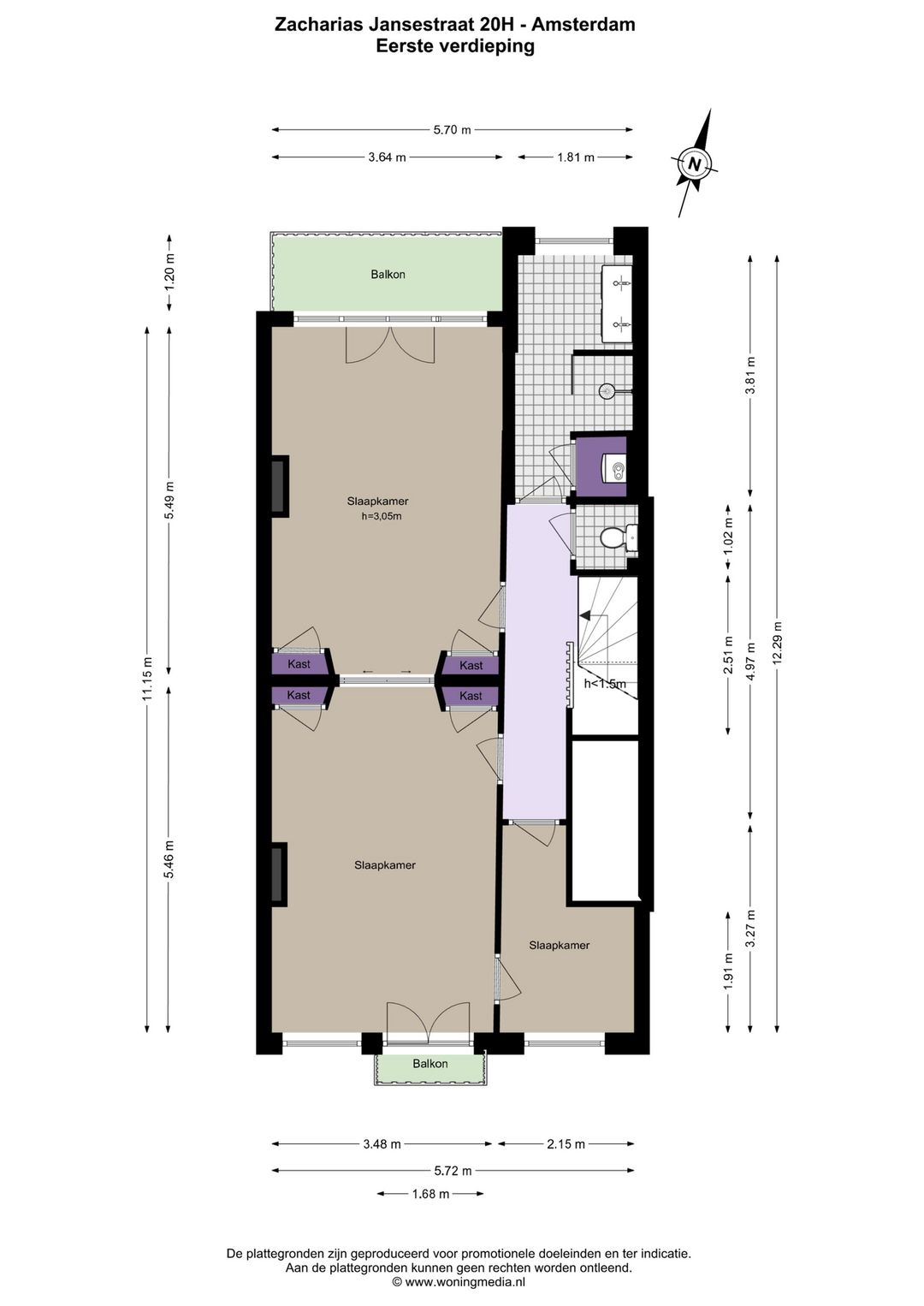 Foto 38 van Zacharias Jansestraat 20-H