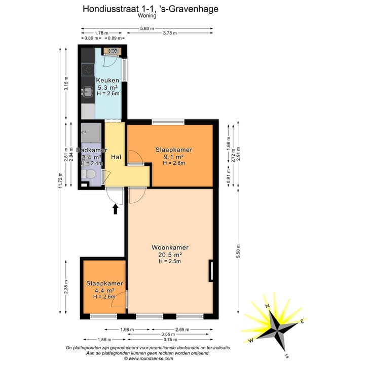 Photo 36 of Hondiusstraat 1-1