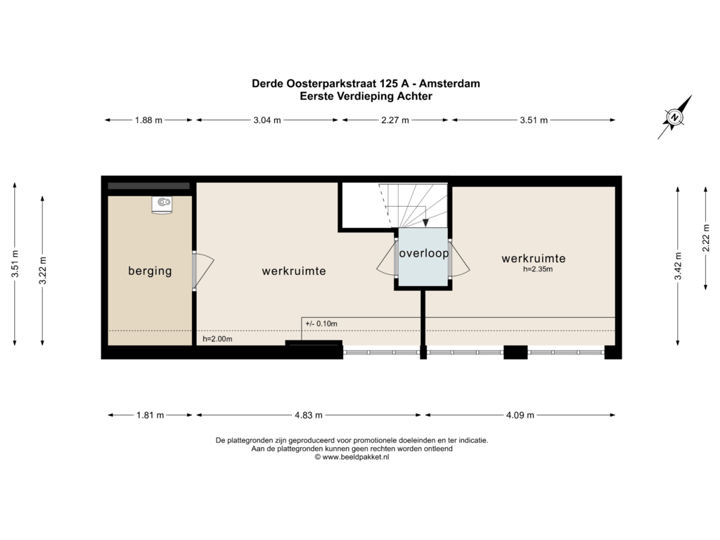 EERSTE VERDIEPING  ACHTER