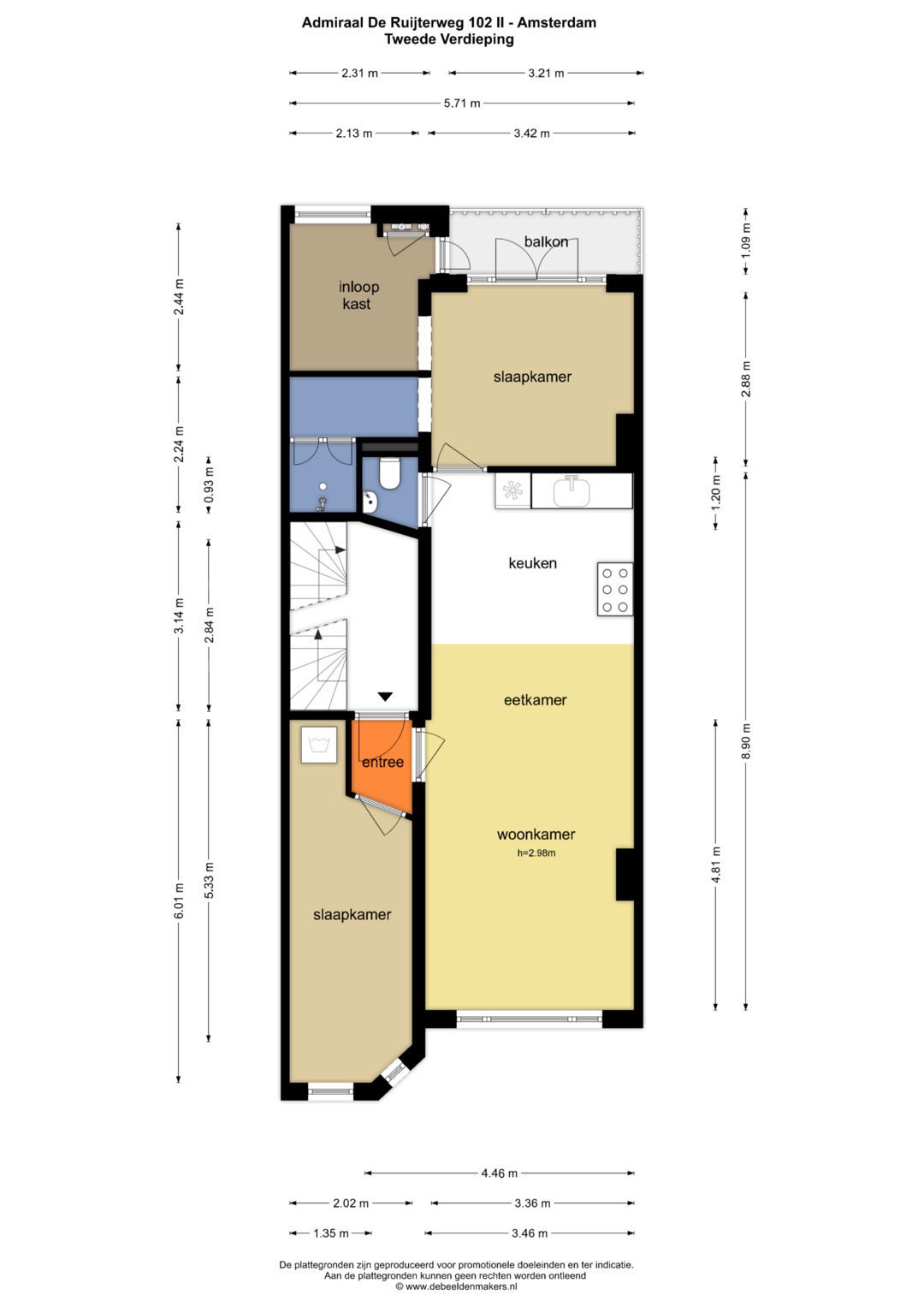 Foto 26 van Admiraal De Ruijterweg 102-2