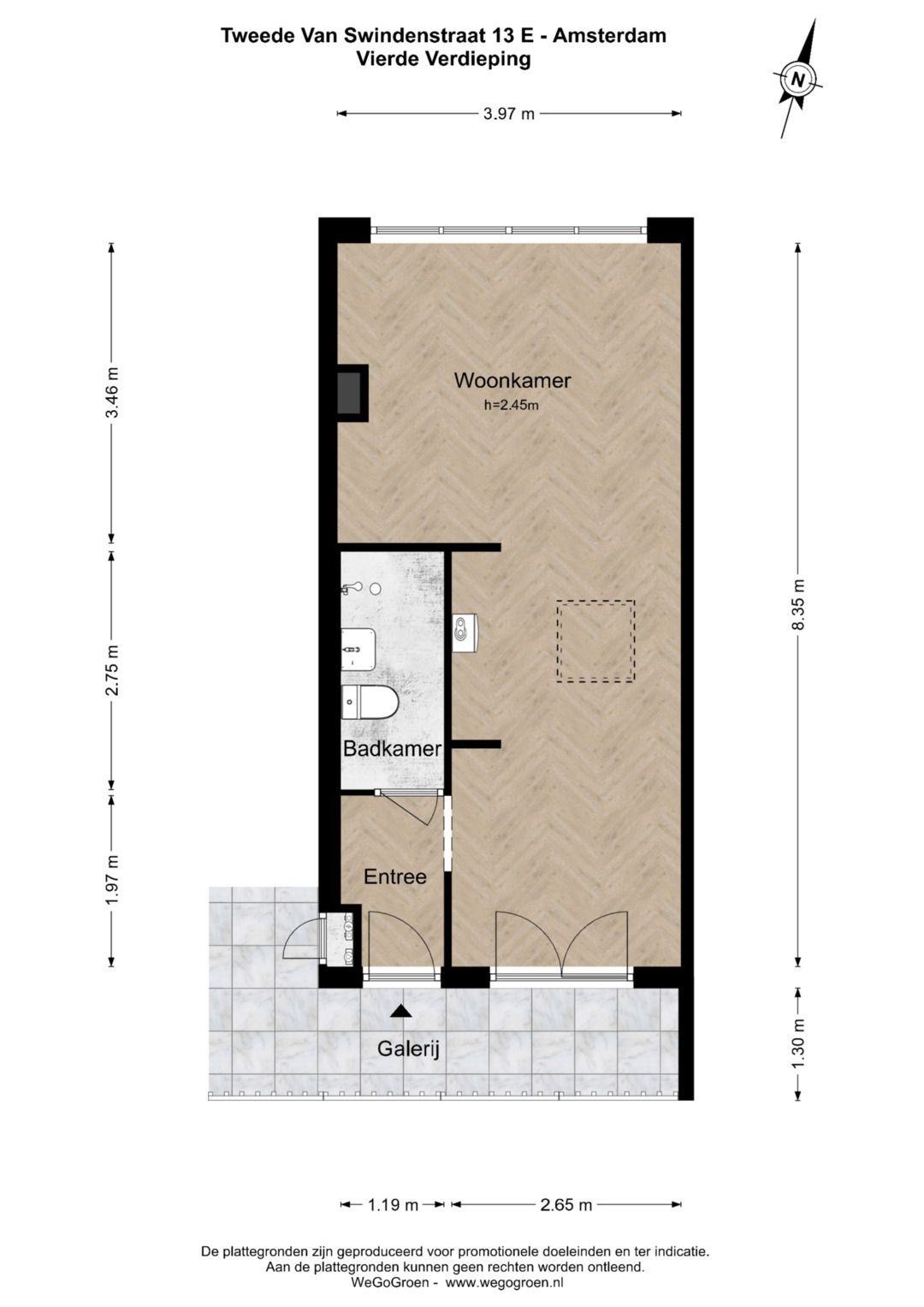 Photo 13 of Tweede van Swindenstraat 13-E