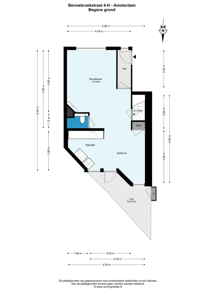 Photo 23 of Bennebroekstraat 4-H