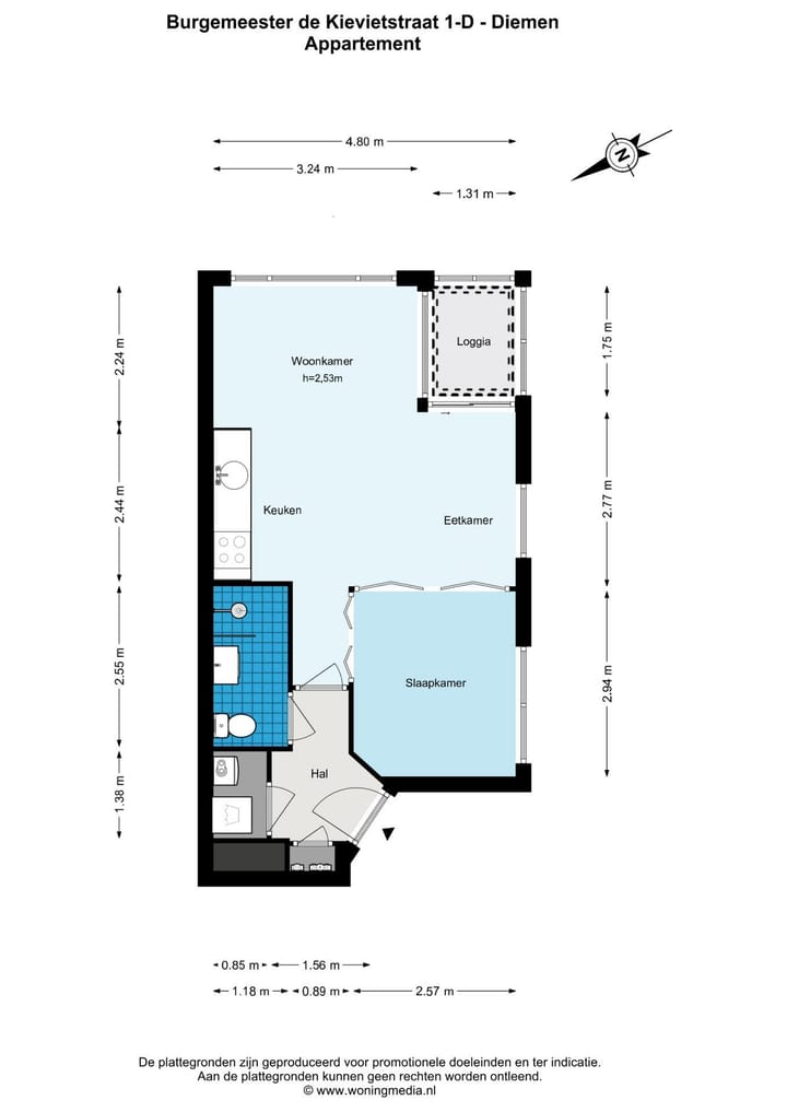 Foto 26 van Burgemeester de Kievietstraat 1-D