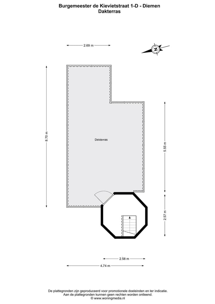 Foto 30 van Burgemeester de Kievietstraat 1-D