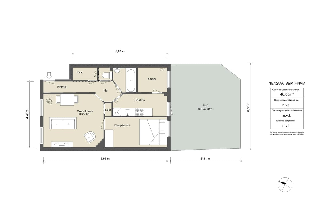 Foto 28 van Wakkerstraat 29-H