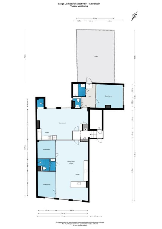 Foto 29 van Lange Leidsedwarsstraat 9-B1