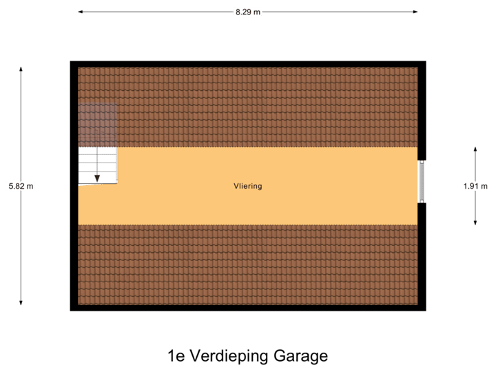 1e Verdieping Garage