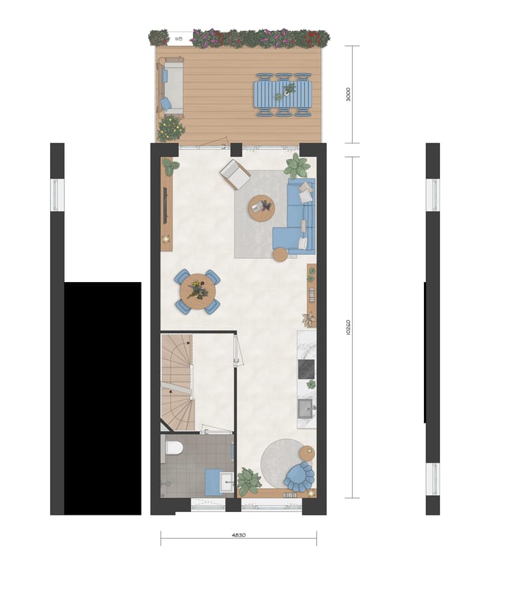 Foto 4 van Terraswoningen (Bouwnr. 19)