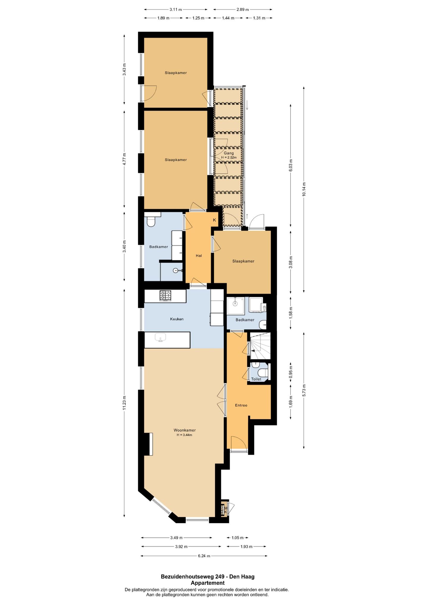 Foto 44 van Bezuidenhoutseweg 249