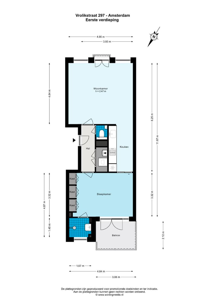 Foto 24 van Vrolikstraat 297-C