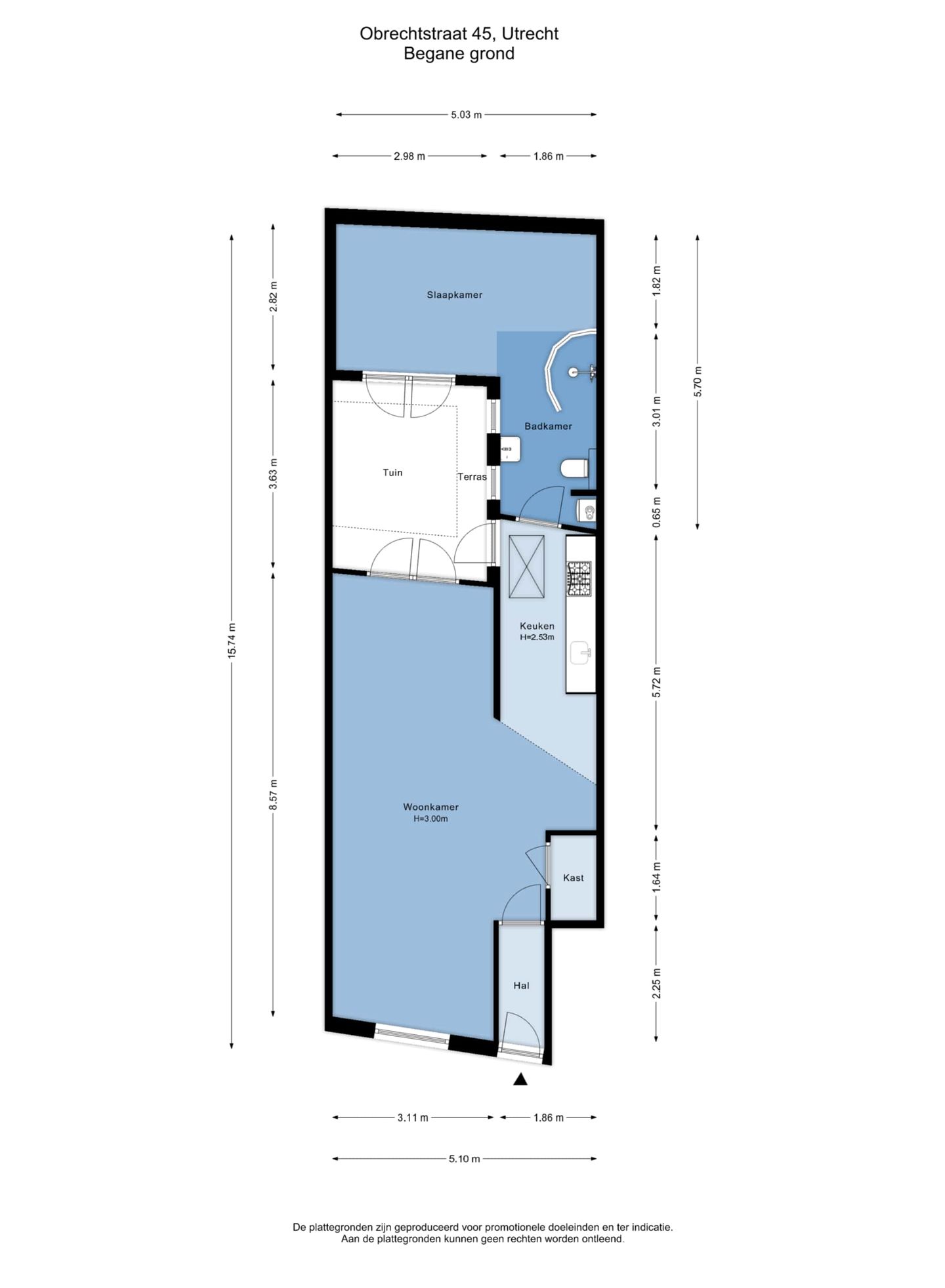 Foto 34 van Obrechtstraat 45