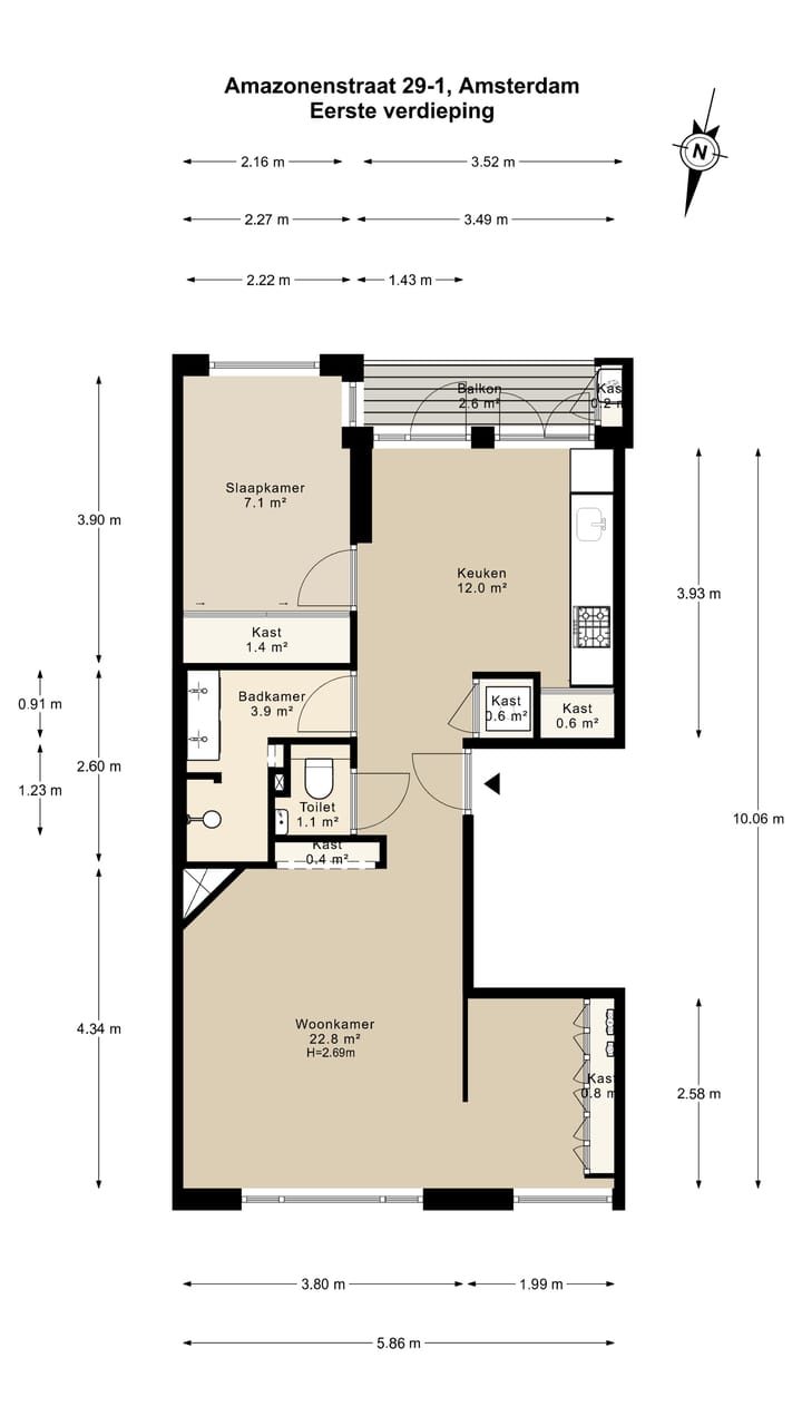Foto 30 van Amazonenstraat 29-1