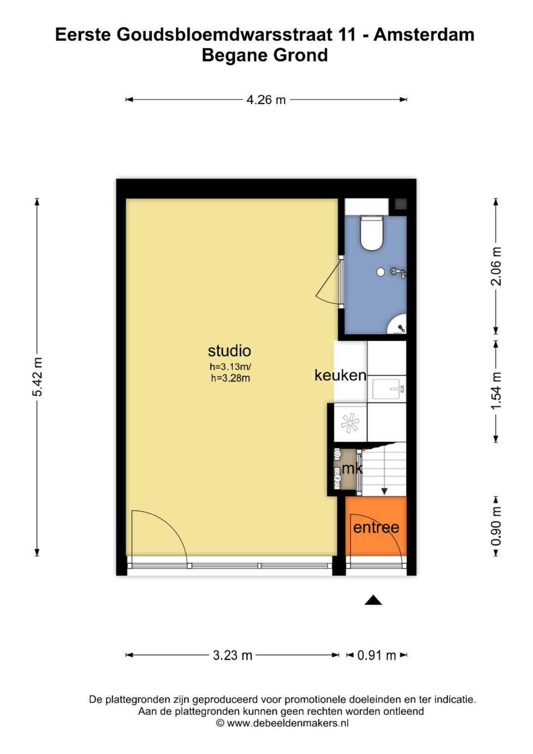 Foto 33 van Eerste Goudsbloemdwarsstraat 11-H