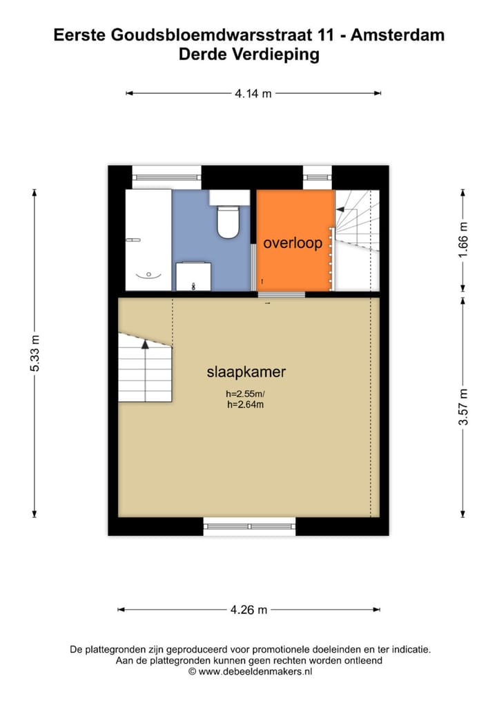 Photo 36 of Eerste Goudsbloemdwarsstraat 11-H